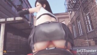Tifa love being fuck in the street