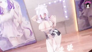 Cute Girl Dance With Gorgeous Body + Cowgirl Sex (3D HENTAI)