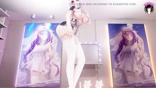 Cute Girl Dance With Gorgeous Body + Cowgirl Sex (3D HENTAI)