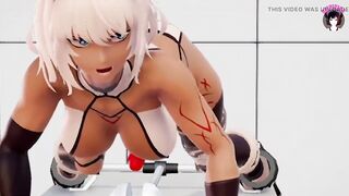Playing With Futanari Cock (3D HENTAI)