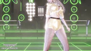 MMD T-ARA - Sugar Free Ahri Seraphine Akali Sexy Hot Kpop Dance League Of Legends 4K Uncensored