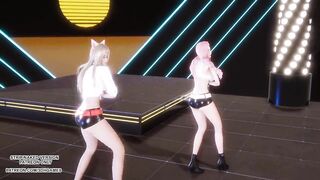 MMD GIRL CRUSH - Oppa, Do you Trust Me Sexy Kpop Dance Ahri Seraphine 4K Leauge Of Legends Hentai