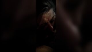 Snuck into my stepbrothers room to suck his dick