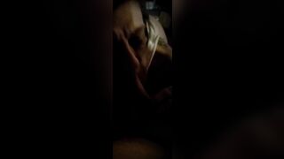 Snuck into my stepbrothers room to suck his dick