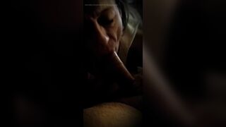 Snuck into my stepbrothers room to suck his dick