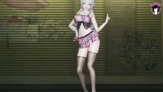 Sexy Dance + Cowgirl Sex (3D HENTAI)