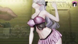 Sexy Dance + Cowgirl Sex (3D HENTAI)