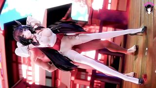 Standing Hot Sex - Teen With Sexy Socks (3D HENTAI)