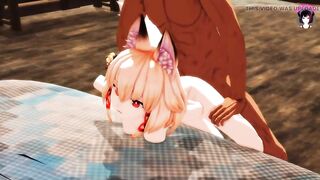 Cute Teen Fox Girl Fucked In Multiple Poses + Bondage (Part 3) (3D HENTAI)