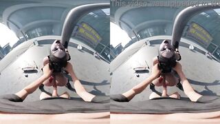 VReal 18K Fuck Harley Quinn in Public Before the Police Arrive - Laughing, Standing Doggy style, Busted