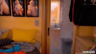 super girl fucked bathing cumshot pussy 4k 60fps