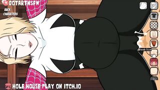 Lola Bunny Gwen Stacy Harley Quinn DoggyStyle Pregnant Sex - Hole House