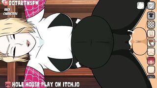 Lola Bunny Gwen Stacy Harley Quinn DoggyStyle Pregnant Sex - Hole House