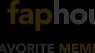 Blondie fucks three cocks.