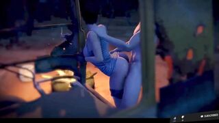 Sex with boyfriend on the street