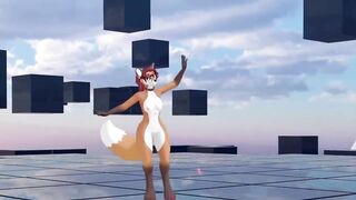 Vrchat Foxie Srtip Tease Dance
