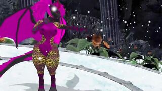 A Hell hound snolf dance for you in vrchat