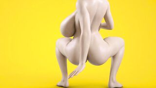 Massive Tits Riding Solo "Casting" Video