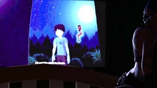 League of Legends - Night Time TV with Jinx (Clothed Version) (Animation with Sound)