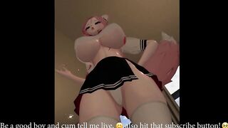 Vtuber Kanako gives her viewers a lewd view! Vtuber/Lewdtuber spicy content!