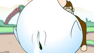 Donkey Kong Loves Ghost Pussy! Rule34