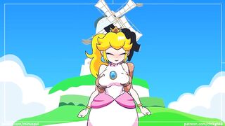 Princess Peach amazing tit job