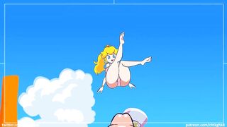 Princess Peach amazing tit job