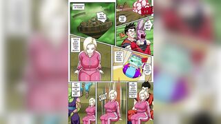 ANDROID 18 IS FUCKED BY GOHAN IN THE TOURNAMENT OF POWER
