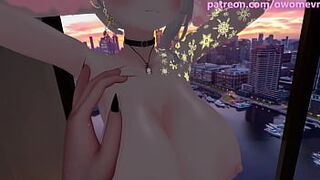 BUSTY FUTA shoves her dick into a GREEDY FEMBOY after a casting couch interview - Trailer