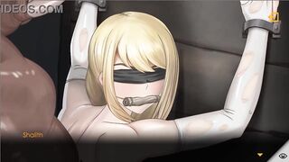 Escape dungeon.The blonde peed herself while waiting for her lord , for which she was fucked .