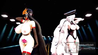 mmd r18 Taihou azur lane sexy milf anal queen want cum swallow 3d hentai