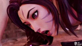 League of Legends - KDA Kai'sa Creampied Multiple Times Part 2 (Animation with Sound)