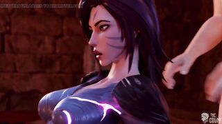 League of Legends - KDA Kai'sa Creampied Multiple Times Part 2 (Animation with Sound)