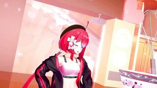 Honkai Impact Griseo Undress Dance Hentai