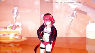 Honkai Impact Griseo Undress Dance Hentai