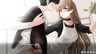 In kitchen Horny virgin girlfriend want hard rough sex big dick 18+ anime hentai cartoon sex game