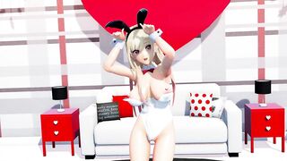 【4K / MMD R18】Kitagawa cute bunny