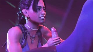 Fatcat17 delicious hot brunette masturbating her lover at the bar sweet blowjob intense candy mouth thirsty thick cream