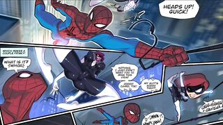 Ohhh, What A Tangled Web(Spider-Man Hentai )