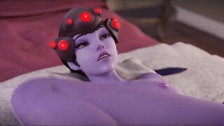 Xordel Widowmaker does a special show Intense sex hot pussy cum swallowing sweet penetration tasty gaping pussy dripping cum