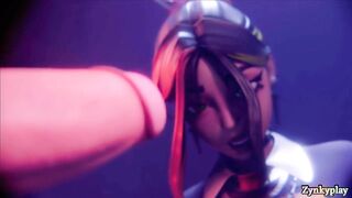 Helsie can't resist seeing the big cock throb Fortnite 4k 60fps