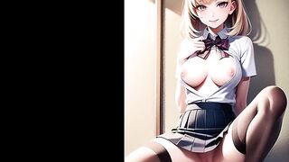 Compilation of naked anime girls. Uncensored hentai girls
