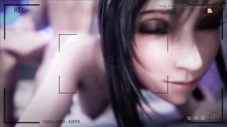 Xordel Tifa intense hard anal sex in the gym tasty sex big ass thirsty for big cocks swallowing her tight ass intense sex
