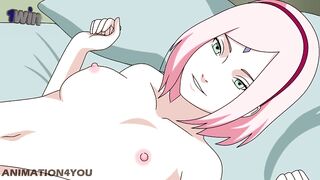 Sakura Naruto Boruto Anime Hentai Cartoon Kunoichi Trainer missionary creampie cumshot milf tits teen pussy fucking cosplay asia