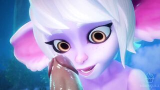 Yordles Vex and Tristana DRINKS YOUR CUM ???? (League of Legends)