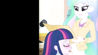 Twilight is Celestia's Favourite Student~! MLP Animation With Voice Acting (Artist: RandomTripleS)