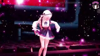 Cute Dance + Gradual undressing (3D HENTAI)