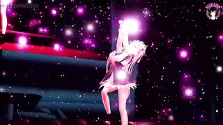 Cute Dance + Gradual undressing (3D HENTAI)