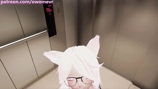 Horny Stepsister And You Get Stuck In An Elevator Then You Cum In Her Pussy - VRchat erp - Preview