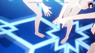 5 Girls Dancing With Gigantic Tits (3D HENTAI)